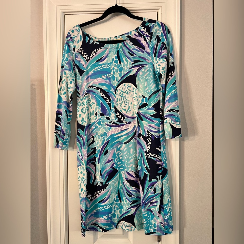 Lilly Pulitzer Hollee Dress Alotta Colada Pima Cotten size M